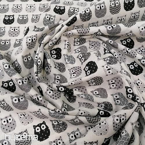 Decorative fabric MINI OWLS 8