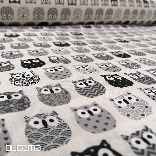 Decorative fabric MINI OWLS 8