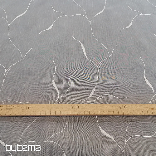 Embroidered luxury curtain GERSTER 11683