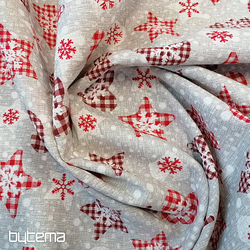 Christmas decorative fabric MIX LAPONIA