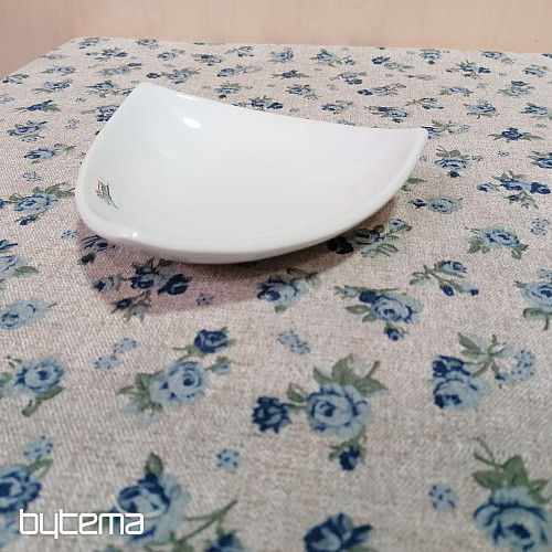 Tablecloth - blue rose