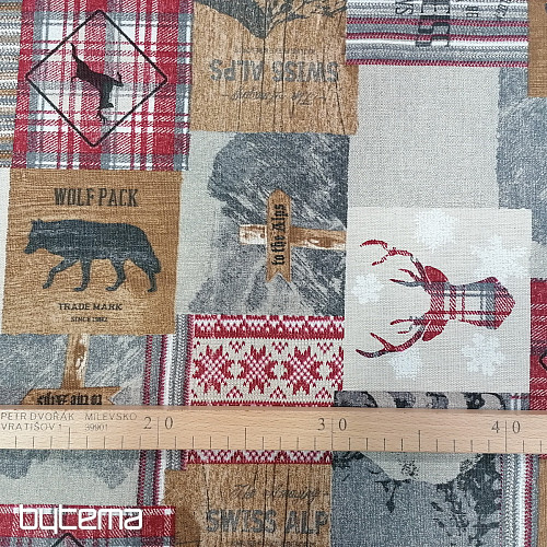 Decorative fabric  call of the wilderness
