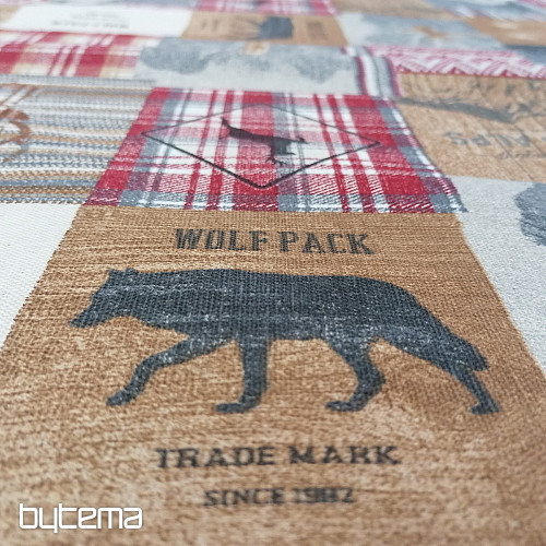 Decorative fabric  call of the wilderness