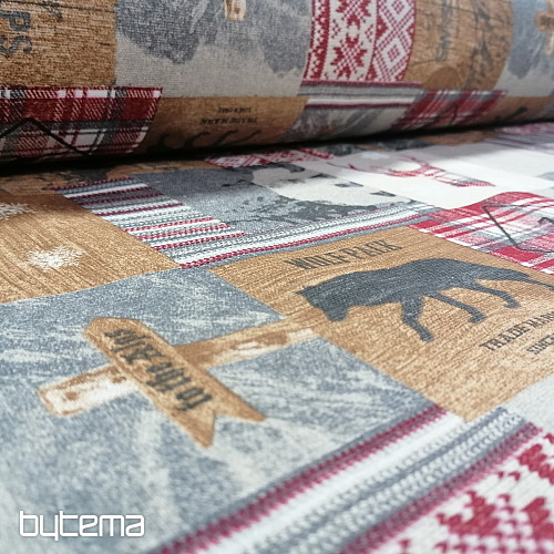 Decorative fabric  call of the wilderness