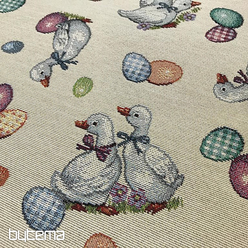 Gobelin fabric EASTER-HUŠIČKY