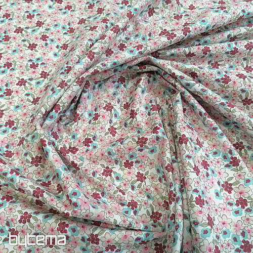 LILAS cotton fabric pink