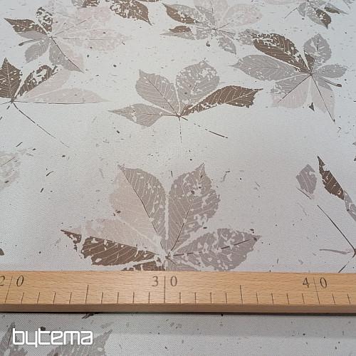 Decorative fabric BLACK OUT CHESTNUT