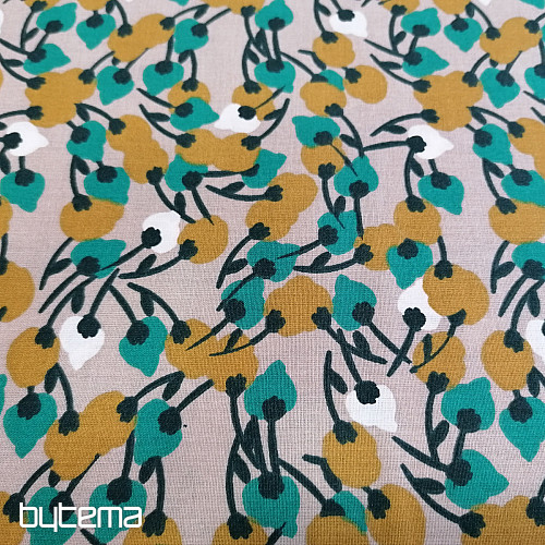 Cotton fabric KISNEK flowers