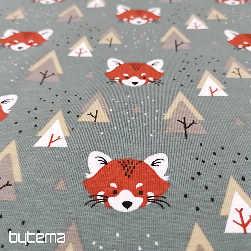 Cotton knitwear FOX khaki