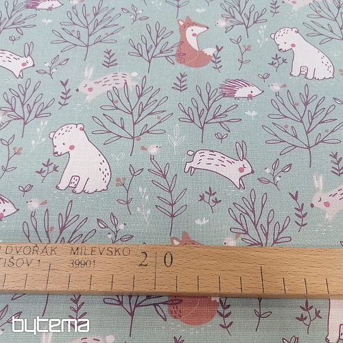 Cotton fabric FOREST