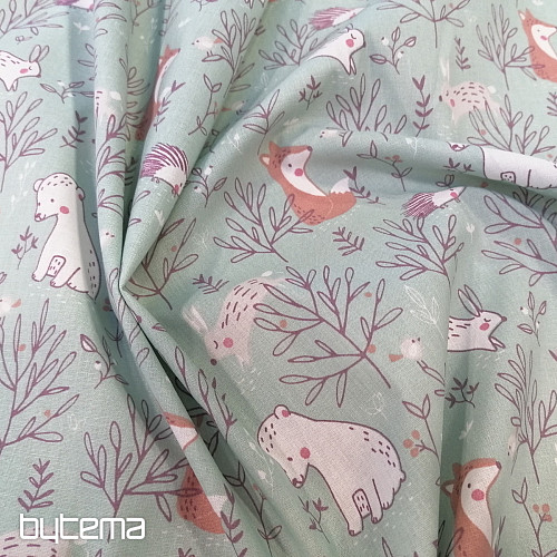Cotton fabric FOREST