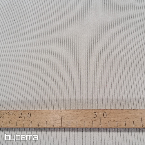 upholstery fabric RIB NATURAL cream