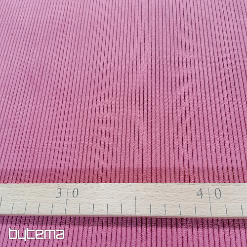 upholstery fabric RIB BERRY raspberry