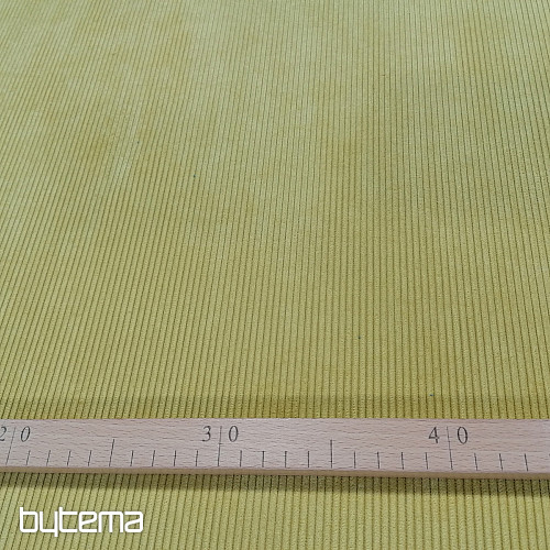 upholstery fabric RIB OCHER mustard