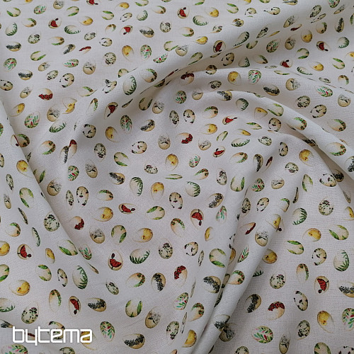 Cotton fabric SMALL EGGS