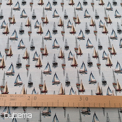 Cotton fabric SAILBOARD