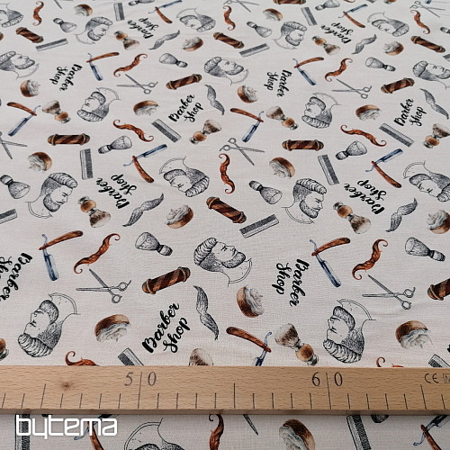 Cotton fabric BARBERRY