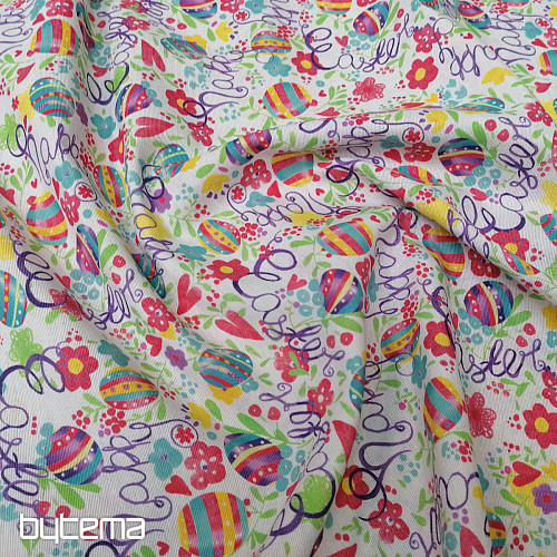 Decorative fabric HAPPY EASTER