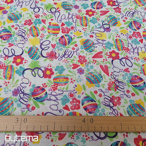 Decorative fabric HAPPY EASTER