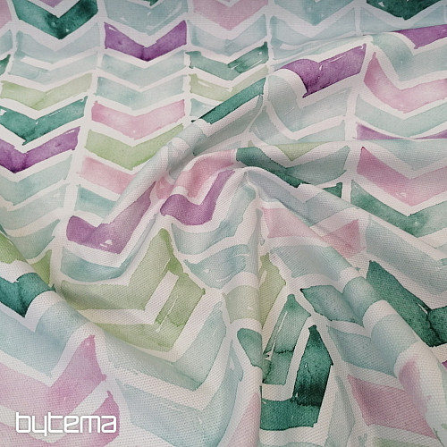 Decorative fabric CIK CAK green