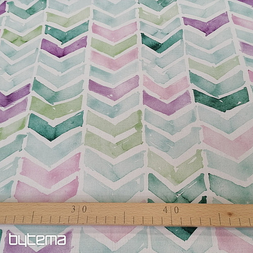 Decorative fabric CIK CAK green