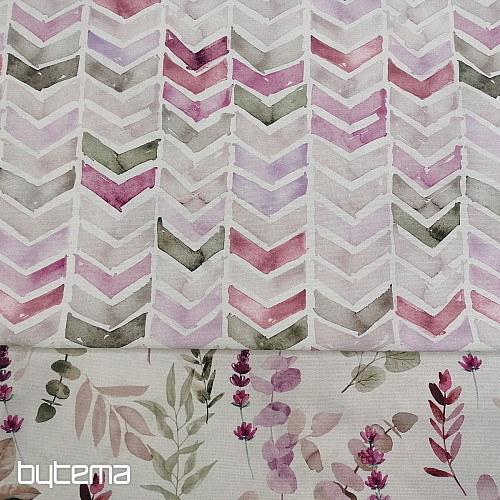 Decorative fabric CIK CAK lilac