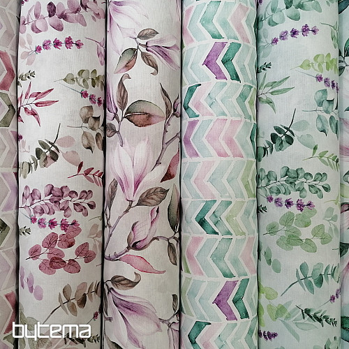 Decorative fabric MAGNOLIA green