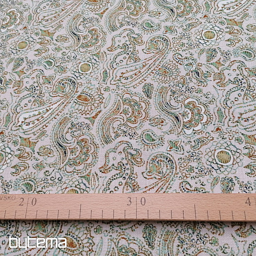 Decorative fabric KASHMIR green