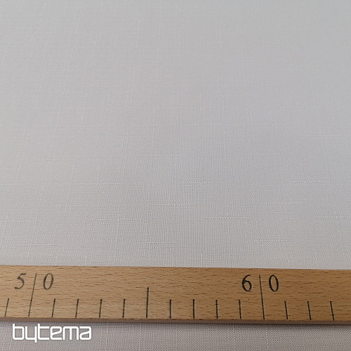 Decorative fabric teflon ELBA white