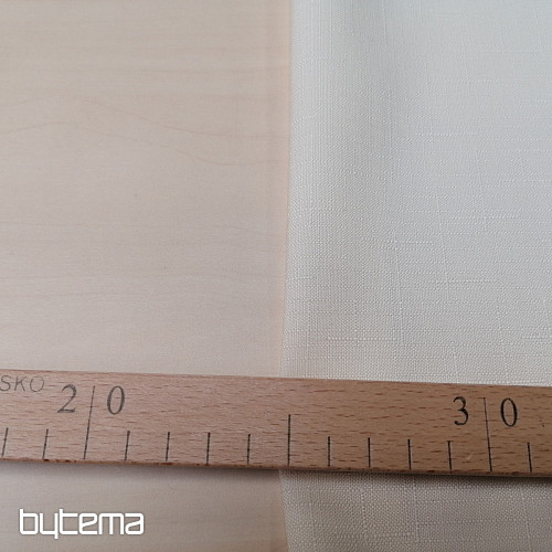 Decorative fabric teflon ELBA cream