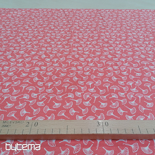 Cotton fabric GINKO small old pink