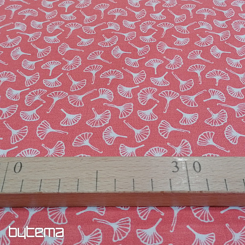 Cotton fabric GINKO small old pink