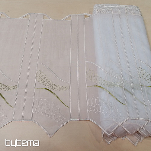 Luxurious woven short curtain