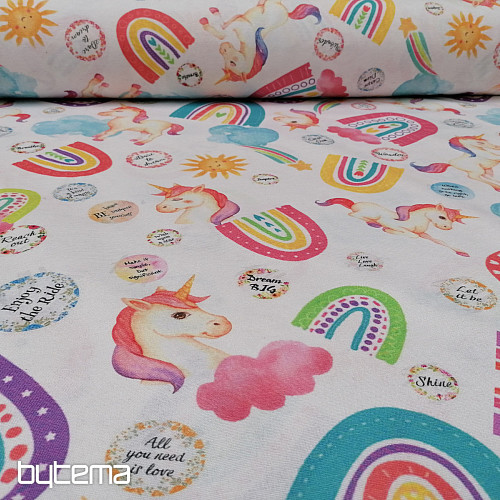 Decorative fabric Unicorns