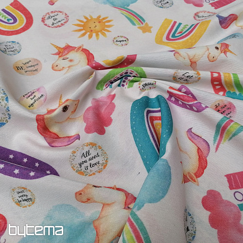 Decorative fabric Unicorns
