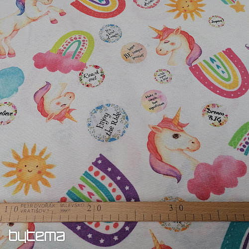 Decorative fabric Unicorns