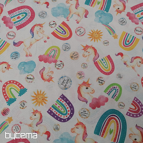 Decorative fabric Unicorns