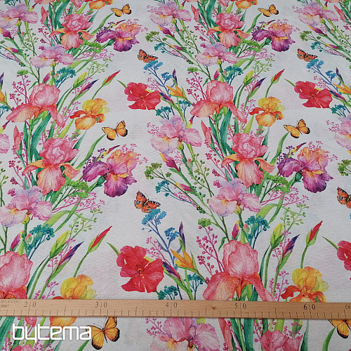 Decorative fabric SUMMER FLOWERS II