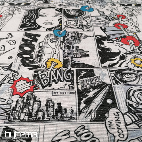 Decorative fabric KOMIKS IM-COMING
