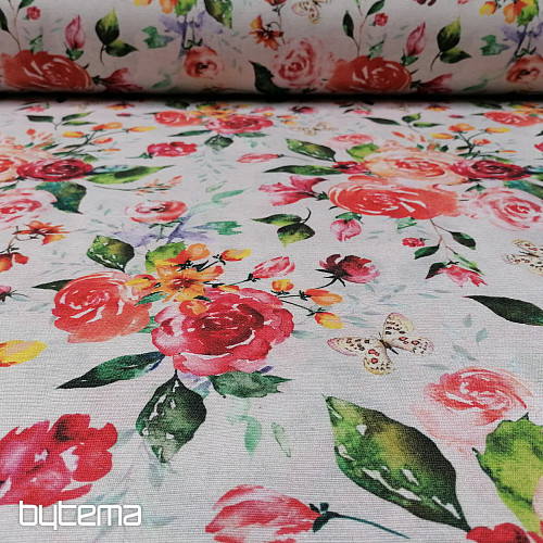 Decorative fabric ZAIDA FLOWERS