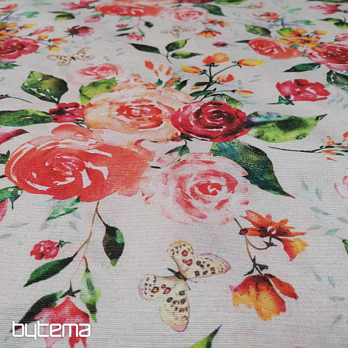 Decorative fabric ZAIDA FLOWERS