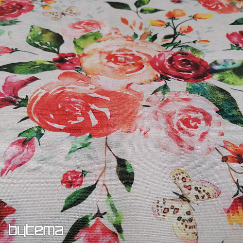 Decorative fabric ZAIDA FLOWERS