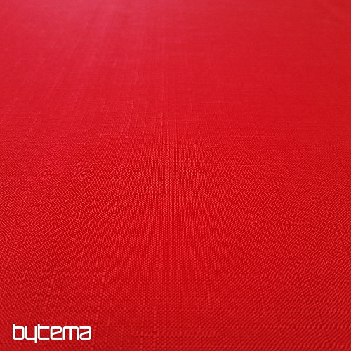 Decorative fabric teflon ELBA red