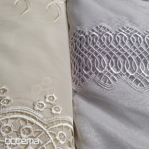 Luxurious embroidered curtain GERSTER SMETANOVÁ