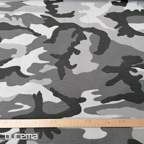 Decorative fabric CAMUFLAJE gray