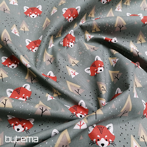 Cotton fabric FOX