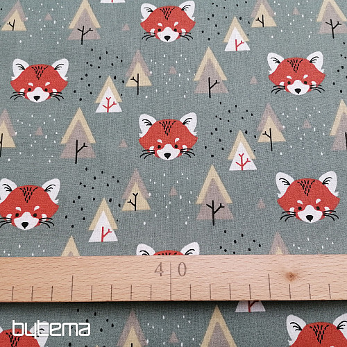 Cotton fabric FOX
