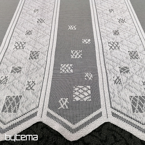 Stained glass curtain - jacquard, embroidered 934