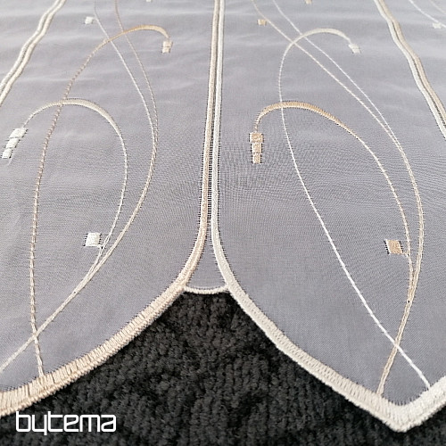 Stained glass curtain - voile 6312