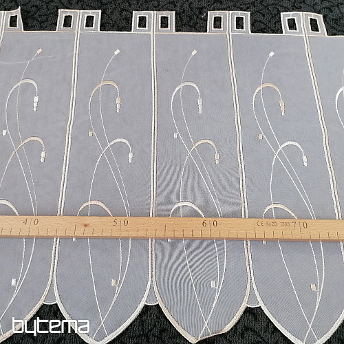 Stained glass curtain - voile 6312